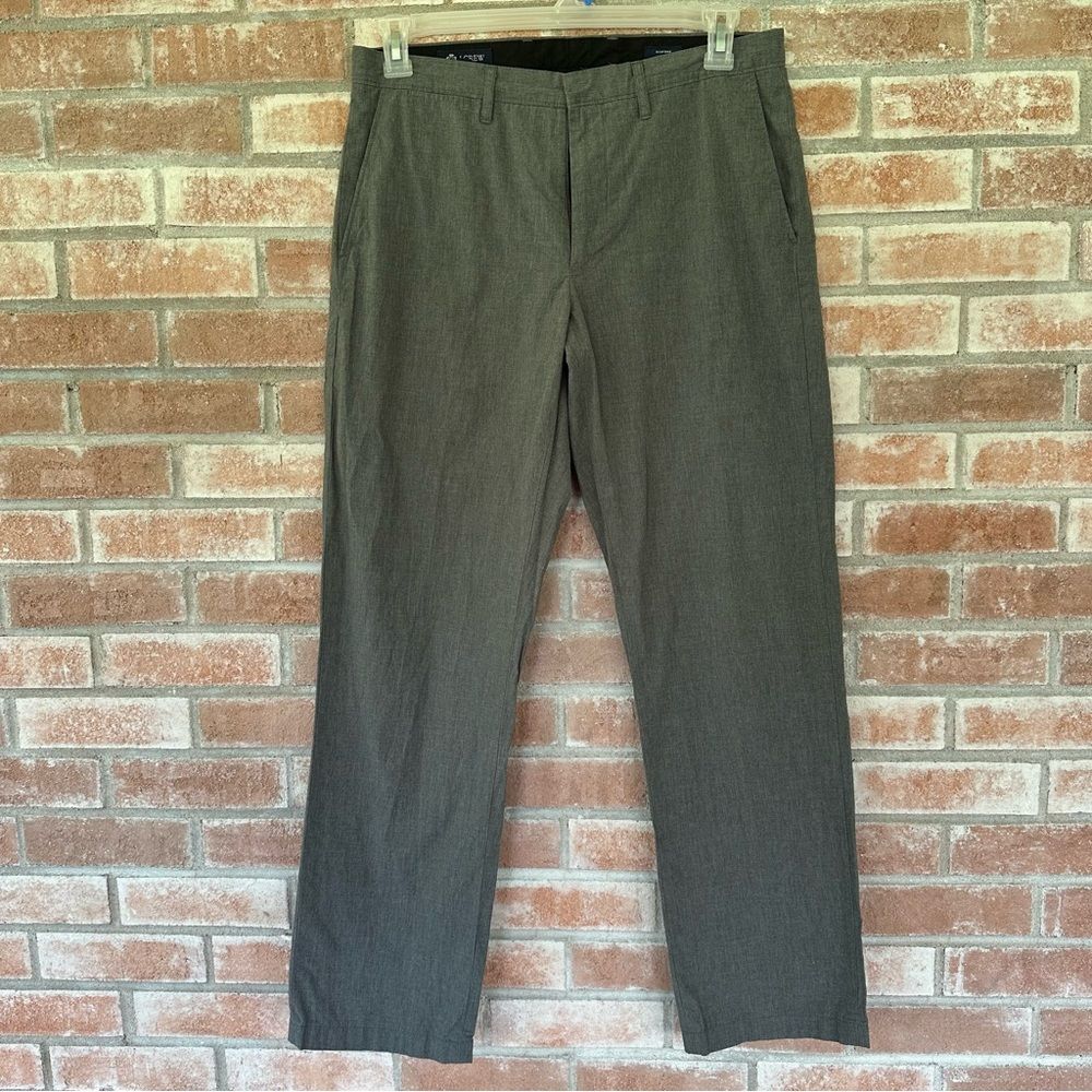 J. Crew Bedford Chino Pants Straight Cotton Men’s 32 x 32 Gray NEW